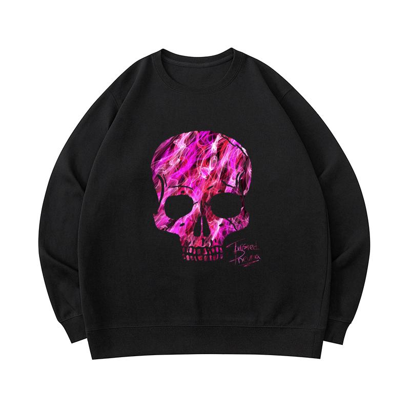 pink flame sweater
