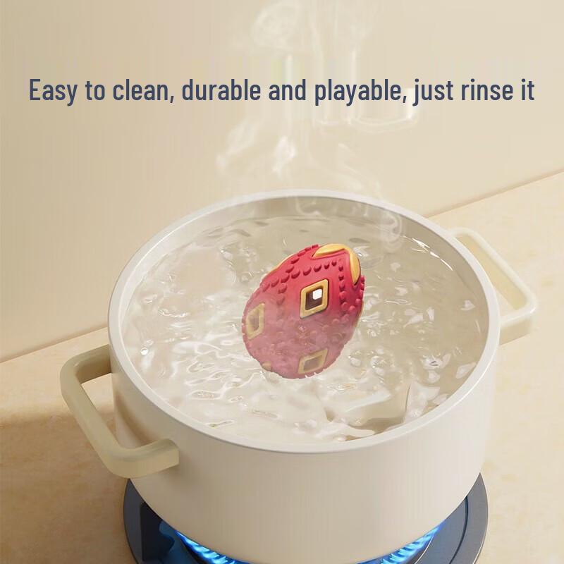 Interactive Pet Teething Dispenser Egg Toy