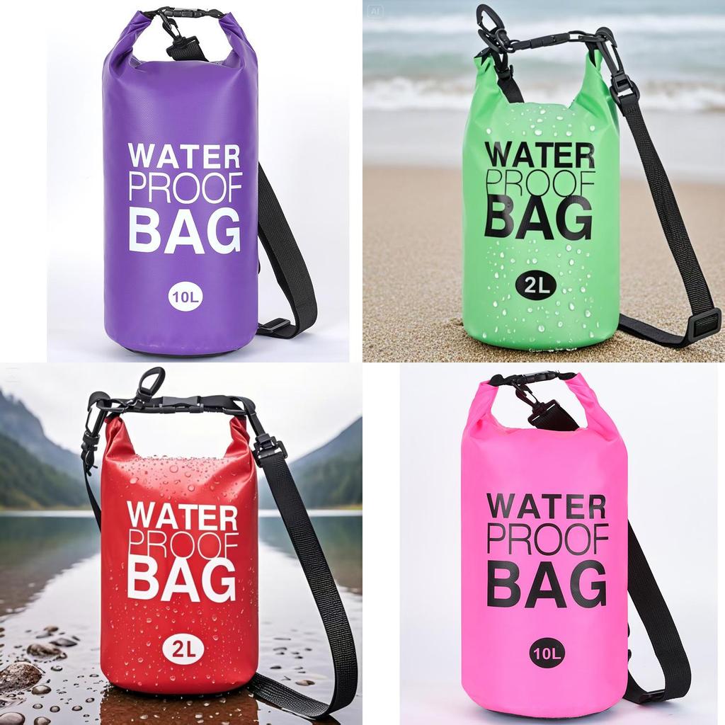 Outdoor Waterproof Bag With Pvc Material For Camping Hiking Rafting And Travel