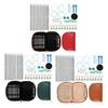 11Pairs Stainless Steel Interchangeable Circular Knitting Needle Set 2.0mm-5.0mm for Weaving Sweater Crochet Crafting