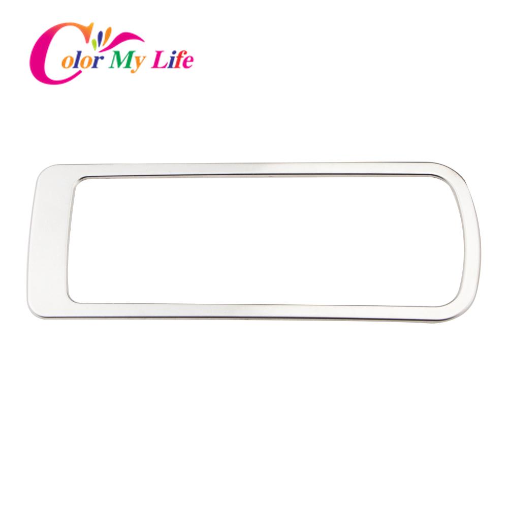 Color My Life Car Copilot Glove Storage Box Handle Cover Trim for Bmw X3 G01 X4 G02 2018 -  Stainless Steel