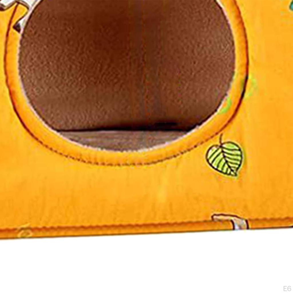 Birdcage Hanging Perch Hut Plush Birds Hideaway Sleeping Bed Bird Hammock for Parrot