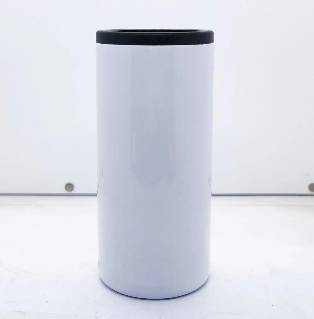 DIY Heat Sublimation Can Cooler 12oz Tumblers Slim Straight Can Insulator Blank Skinny Double Wall Stainless Steel Vacuum Cooler DIY Gift CCJ2103