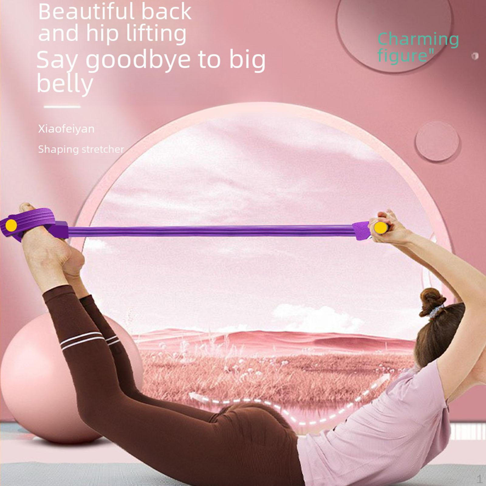 

Педаль сопротивления ленты эластичная тяга веревка 4 трубки портативный натяжитель для похудения