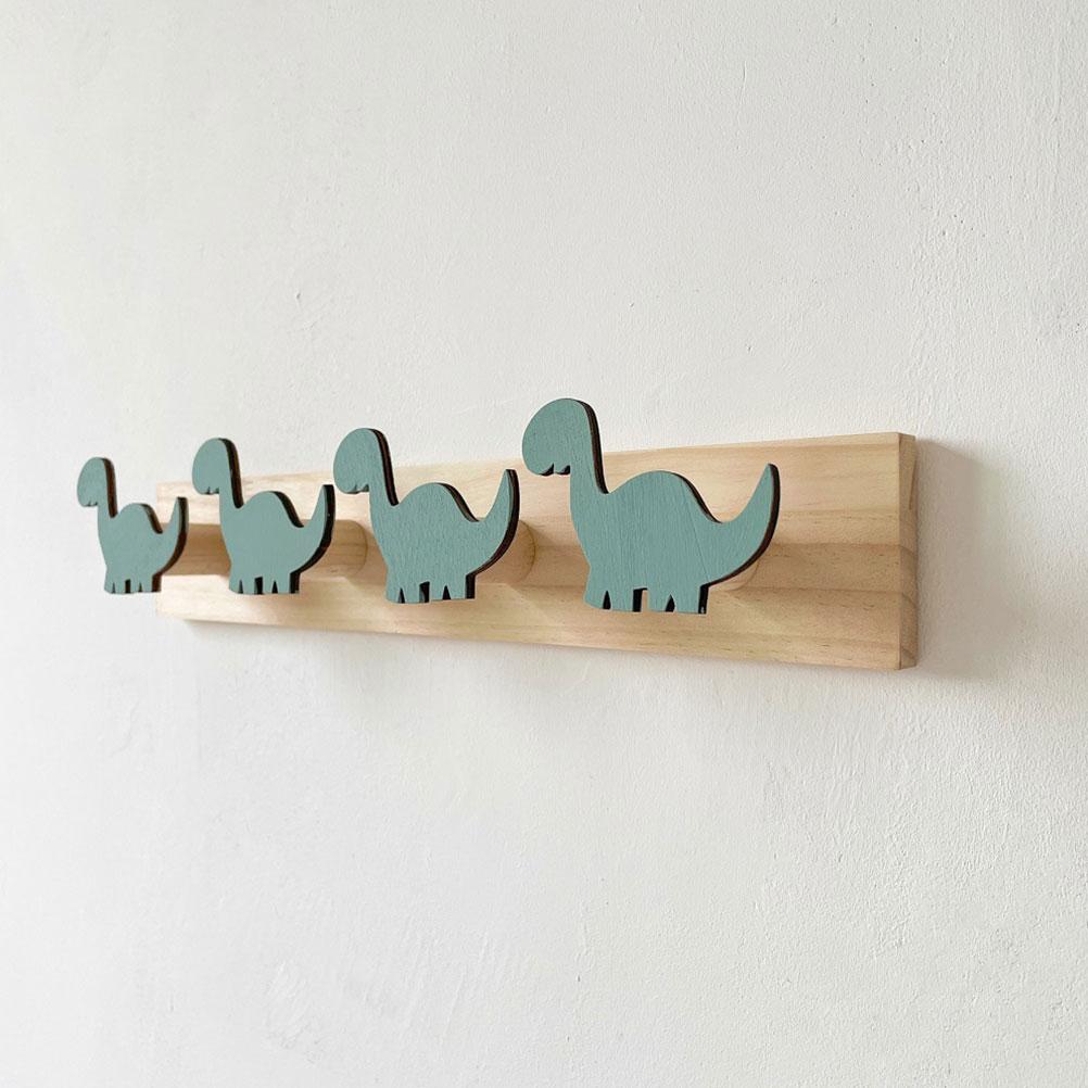 Dinosaur Style Wall Mounted Hooks Cartoon Hanging Coat Rack Bedroom Bathroom Towel Storage Decorative Home Ganization
