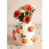 Hestia 23cm Hvit Vase Med Appelsiner