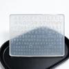 Transparent Silicone Nail Art Mold Creative Diy Design Alphabet Pattern Versatile Nail Artistic Tool For Professional & Home Use