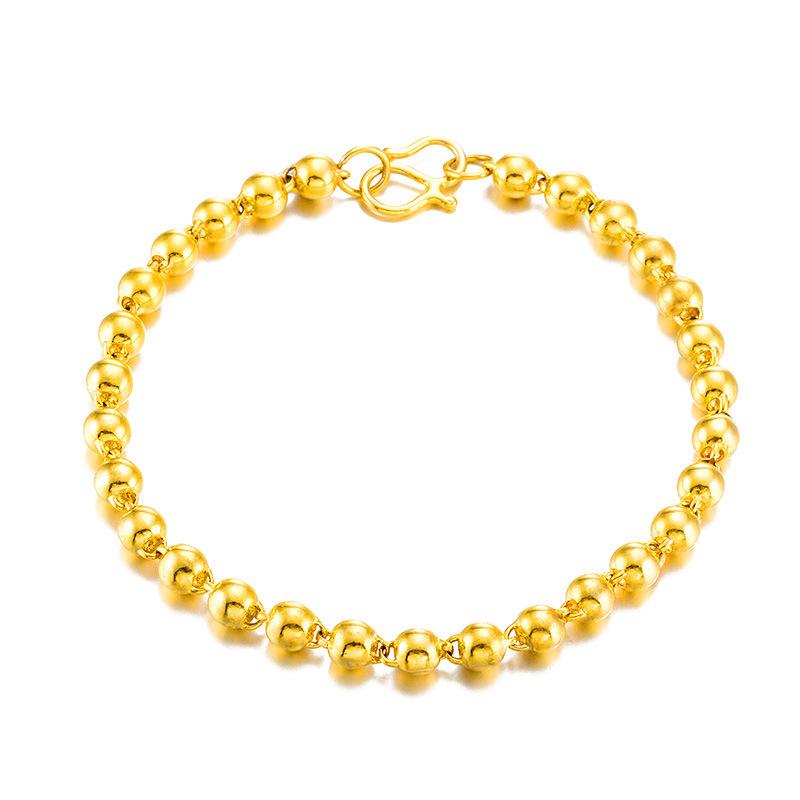 Glossy Buddha Beads Bracelet Couple Style Transfer Ball Bracelet