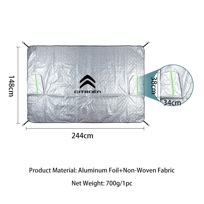 

Winter Car Windshield Snow Cover Sunshade Front Window Snow Shield For Citroen C3 C4 C5 C1 C2 Berlingo Celysee Xsara Picasso
