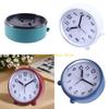 F26C Vintages Styles Alarm Clock 4inch Silents NonTicking Night Lights Feature Battery Operated Decoration for Bedroom or Office