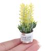 1:12 Dollhouse Toy Miniature Fake Plant Lavender Flower Arrangement Accessories Dollhouse Decoration