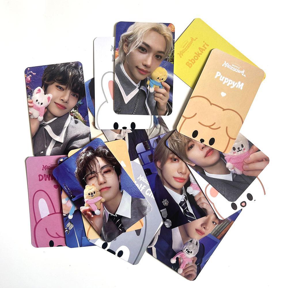 8 Pcs Skzoo New Albums Ate Lomo Cards High Quality Hd Photos Stray Kids Printing Collection Gifts Celebration Postcards Small Ca