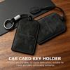 Cztr1 Suede Car NFC Card Key Case Cover Key Bag Shell Holder Protection Fob For Benz CLS SLK Sport ML C200 C260 C300 W205 CITAN VITO