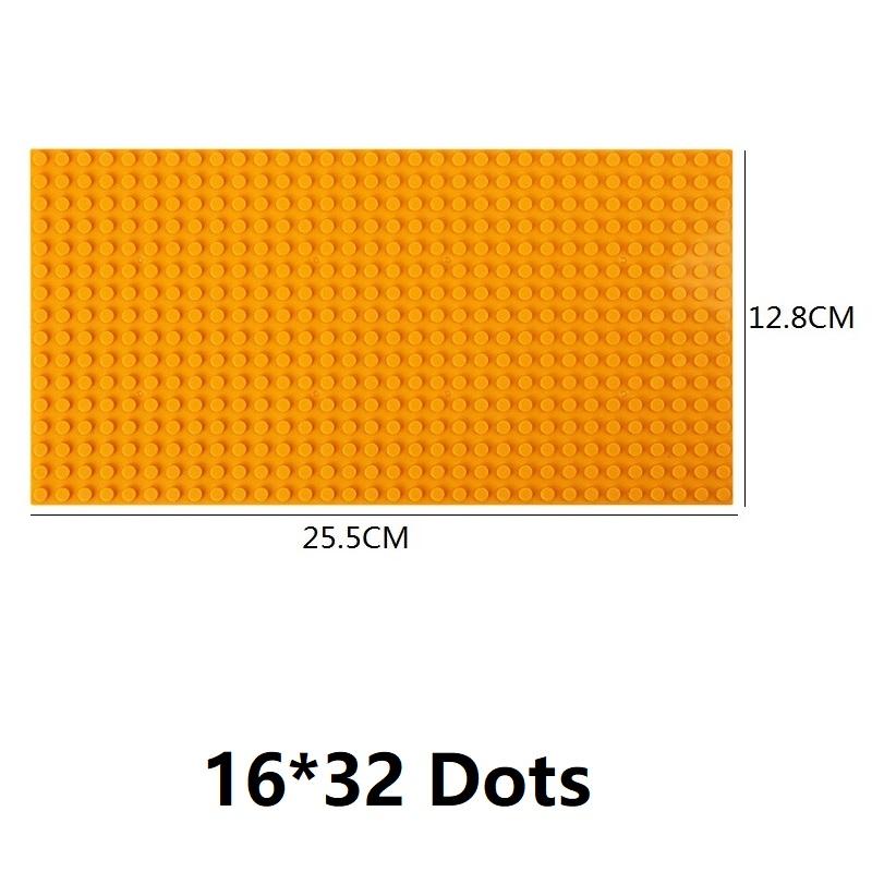 Non-Toxic Single Double Sided 32X32 16X16 16X32 Dots Classic Base Plates Blocks Diy Small Size Bricks Baseplates Construction Building Toy