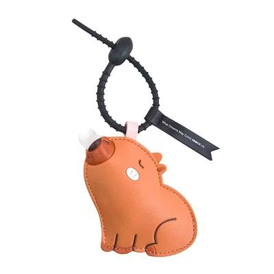 [LeChengMM] Schlüsselanhänger Super Lustige Dekompressionsidee Blasenblasen Cartoon Schlüsselanhänger, Capybara