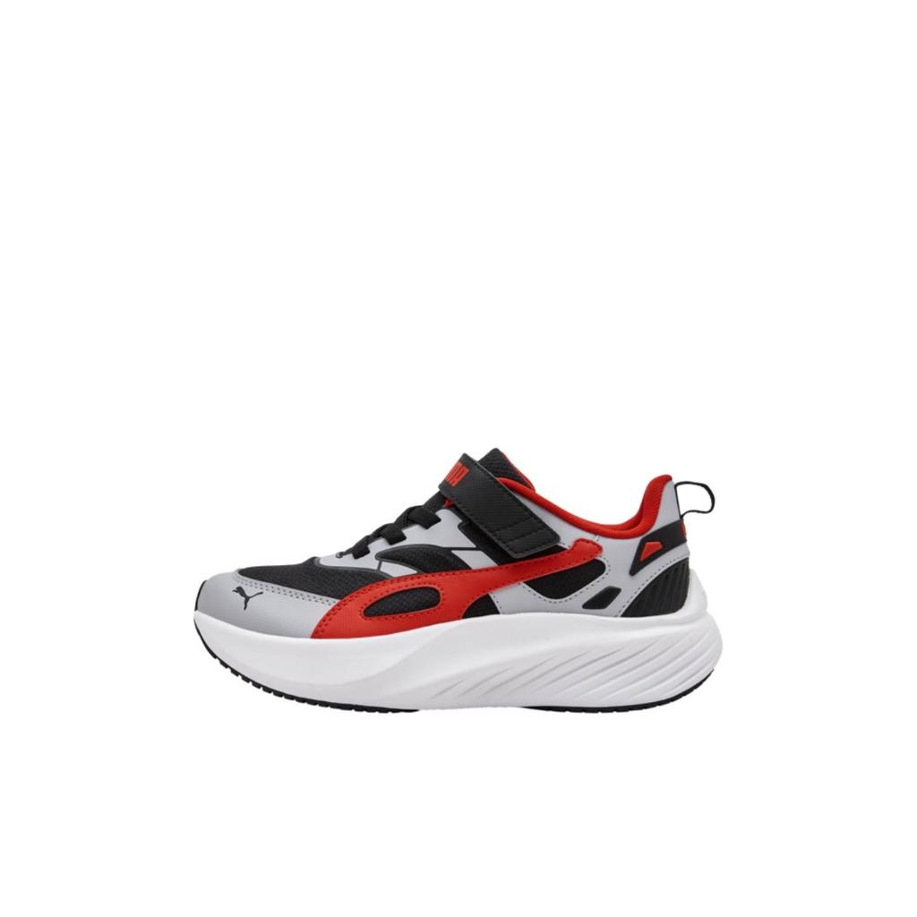 Puma Pounce Lite Fabric Comfortable Versatile Durable Rebound Low-Top Casual Shoes Kids Sneaker Red 404691-01