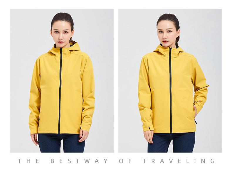 Unisex Lightweight Waterproof Windbreaker: Breathable, Mesh Lined, Windproof Jacket for Spring/Autumn.