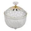 5.1x5.1x5.6in Snack Storage Box with Lid for Desk Decor Jewelry Makeup Pads