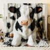 Cozy Cows Print Flannel Blanket | Soft Warm Polyester Fleece Throw - For Sofa, Bed, Travel & Ideal Gift for Family Friends