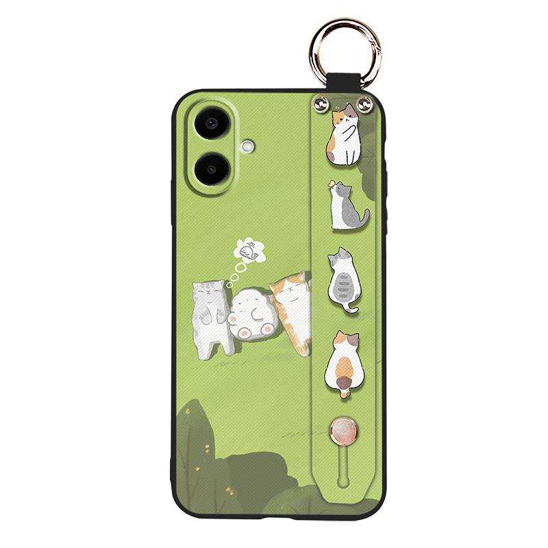 Cute Anti-knock Phone Case For Samsung Galaxy A06/SM-A065F/M Wristband Ring Fashion Design Waterproof Durable Shockproof