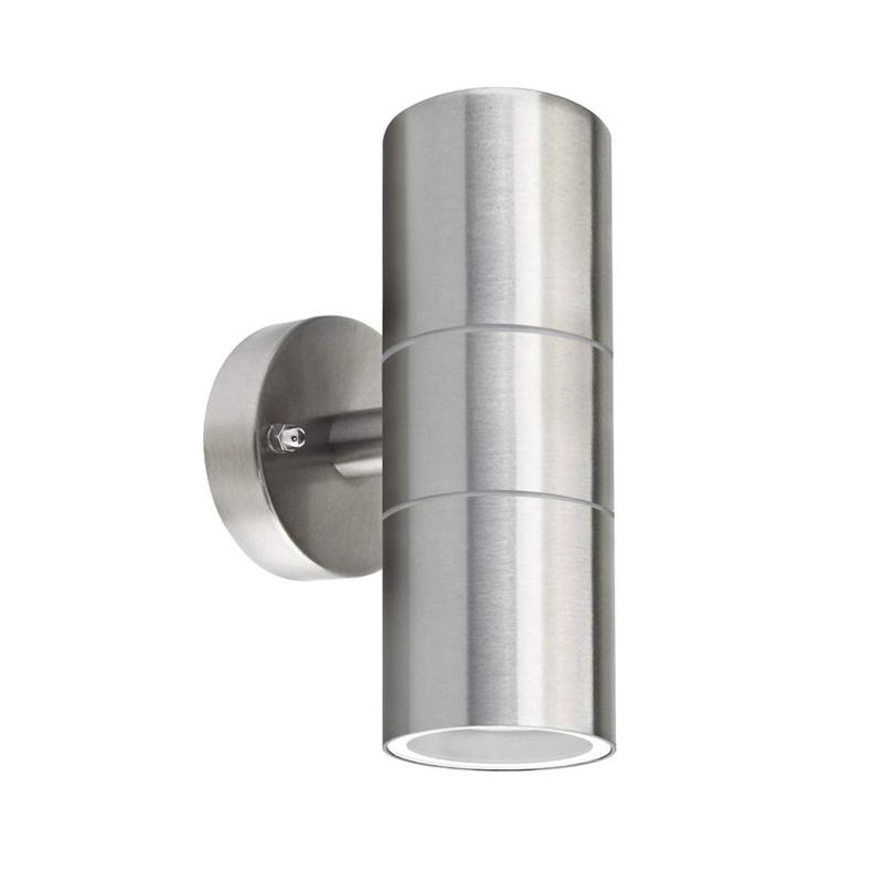 Adjustable Outdoor Waterproof Wall Lights GU10 LED Stainless Steel Up Down Wall Lamp Garden Porch Decoration Sconce Spotlight