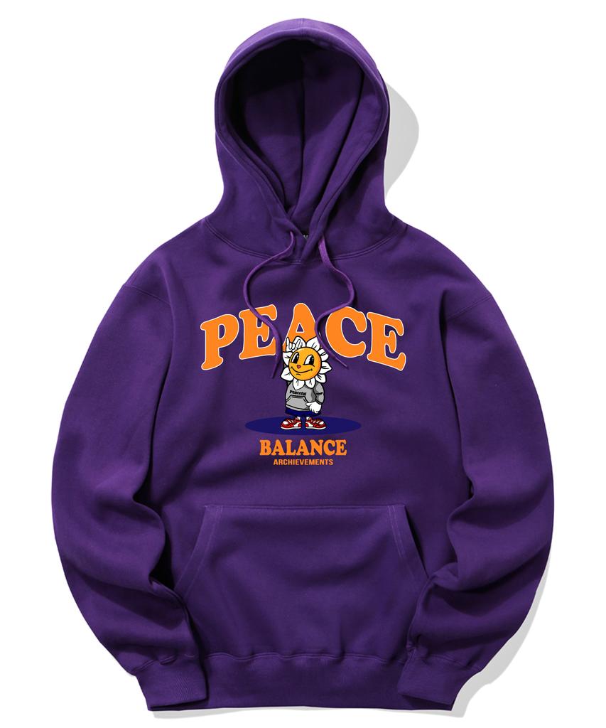 Peace Tiger Hoodie - Purple