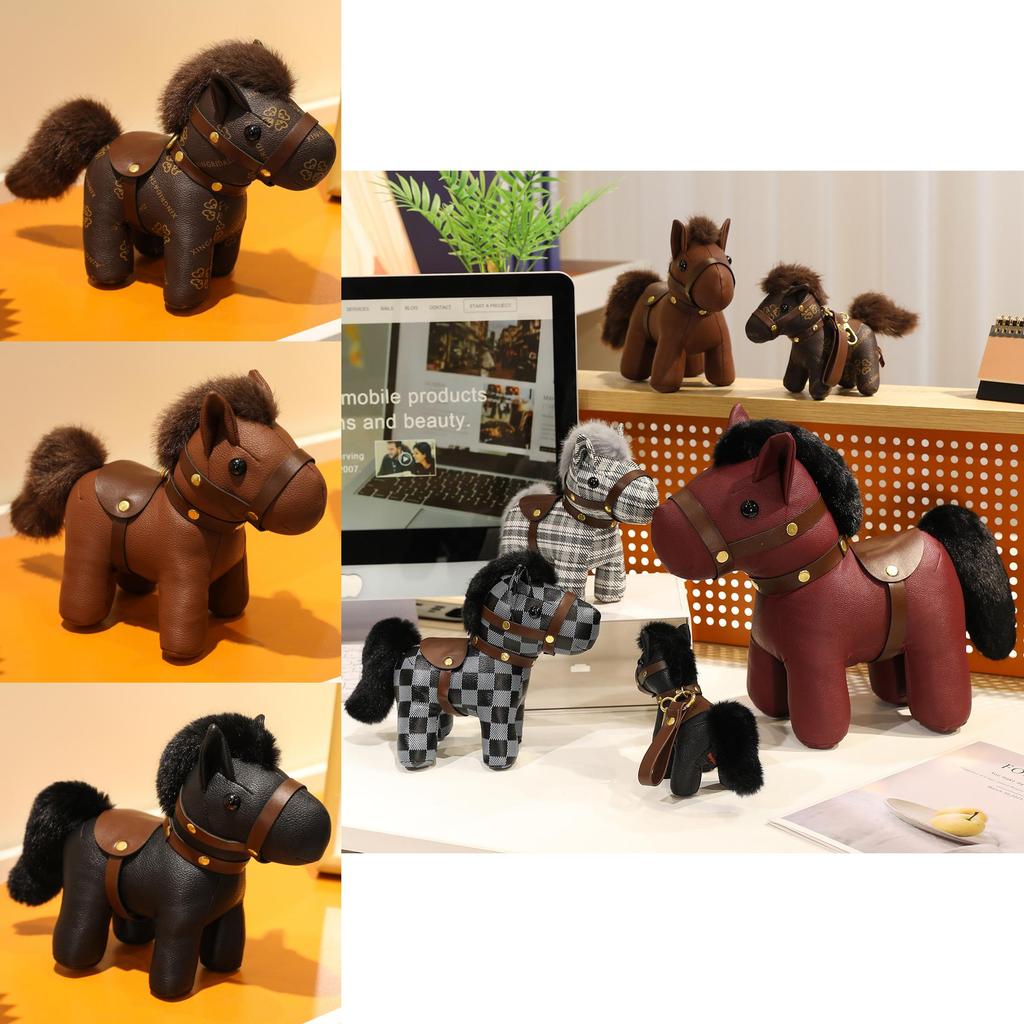 Pferd-Maskottchen Plüschtier mit PP-Baumwollfüllung für Geschenk und Dekoration