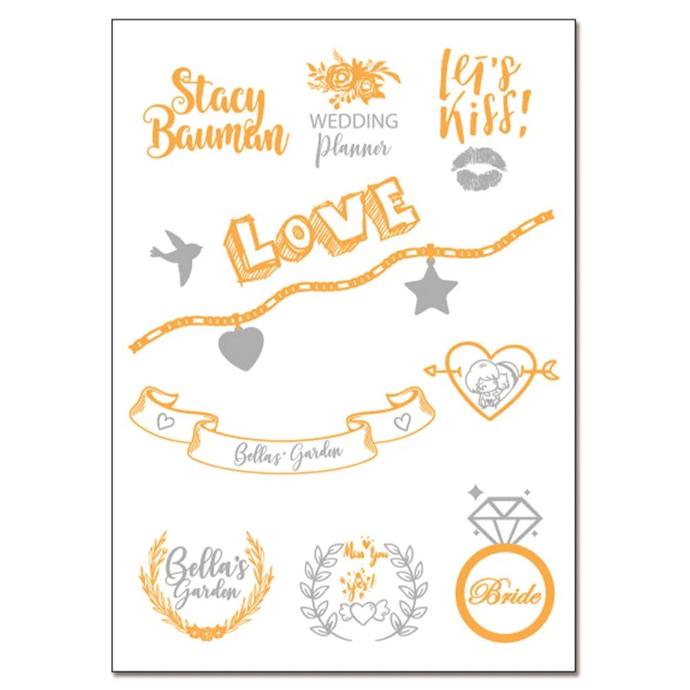 Bachelorette Party Temporary Tattoos Team Bride To Be Rose Gold Tattoo Stickers Bridesmaid Bridal Shower Hen Night Wedding Favor
