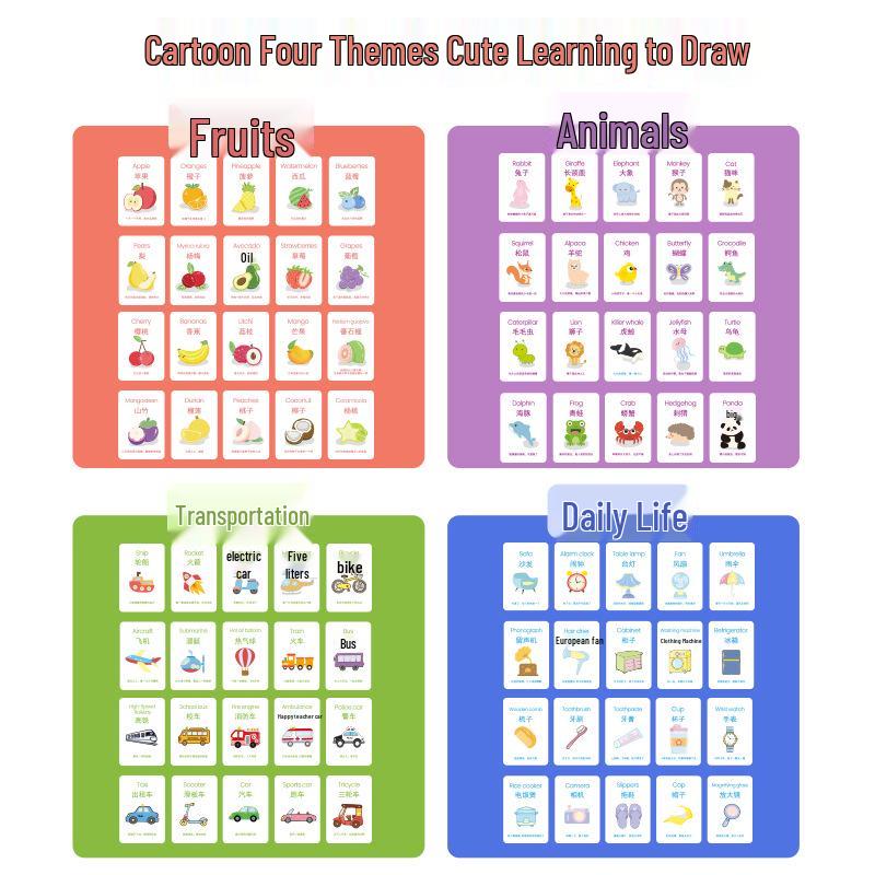 Magic Groove Erasable Drawing Cards: Toddler Pen Control Practice for Early Learning