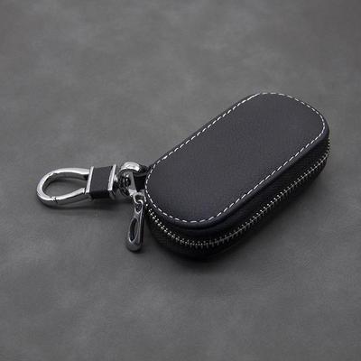 Genuine Cowhide Key Case for Geely, Zotye, Mitsubishi, Kia, BYD, Hyundai, Luxgen, Volkswagen, and Liebao Cars