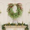 Christmas Wreath, Winter Wreath Garland, Wall Hanging Artificial Wreath, Front Door Wreath Xmas Wreath For Indoor Outdoor