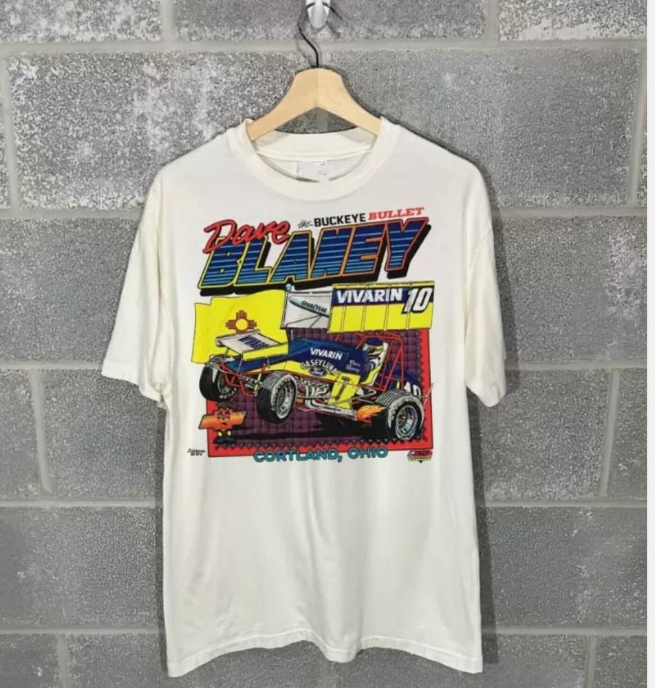 

Винтажная футболка 1994 года Dave The Buckeye Bullet Blaney World of Outlaws Sprint Car XL