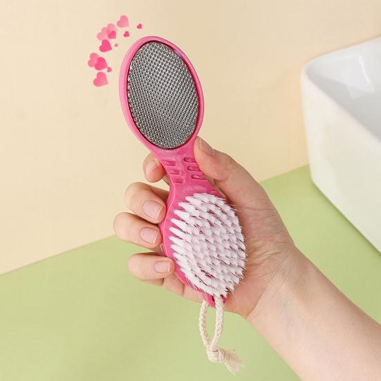 4v1 pilník na nohy z nerezové oceli s kartáčkem a pemzou, nástroj na odstraňování mozolů a odumřelé kůže