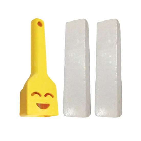 Pumice Stone Toilet Bowl Cleaner with Handle Efficiently Removes Hard Water Rings Calcium Buildup Pumice Stone Scrubber