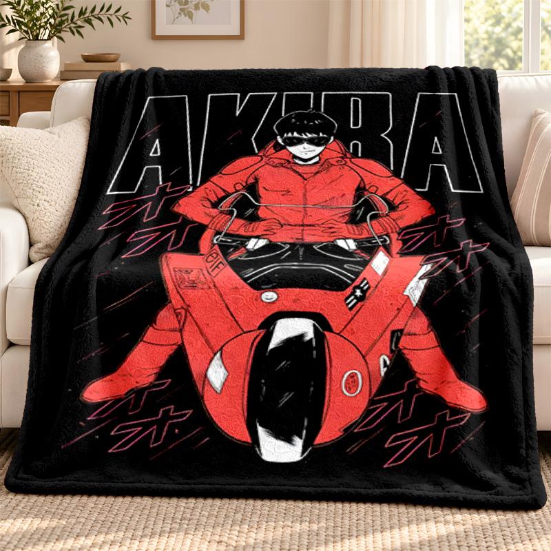 Akira Decke Flanelldecke Weiche Gemütliche Plüschdecke für Sofa Bett Leichte Heimdekoration Outdoor Camping