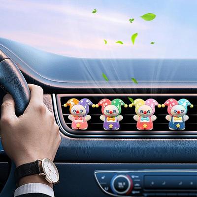 Car Air Outlet Perfume Longer Fragrance Cartoon Doll Car Scents Air Freshener Natural Automotive Air Fresheners Car Scents