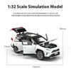 1/32 alloy Toyota RAV4 car toy model, exquisite desktop ornaments, best collection for car model enthusiasts, Halloween gifts