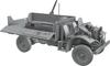 Modelo Thunder Escala 1/35 Caminhão Britânico LRDG Ford F-30 com Rádio e Duas Figuras, Kit de Modelo de Plástico TB35309