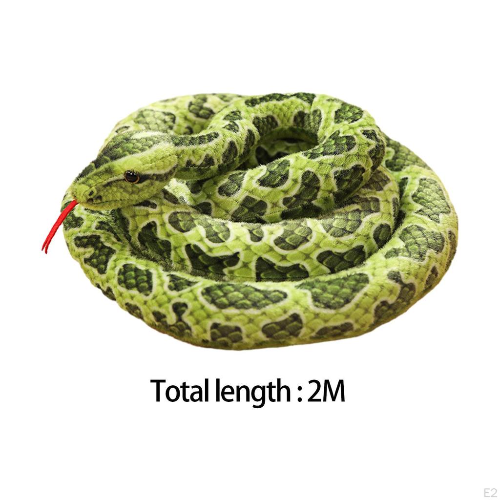Snake Stuff Doll Room Ornament Creative Giant Plush Toy Animal