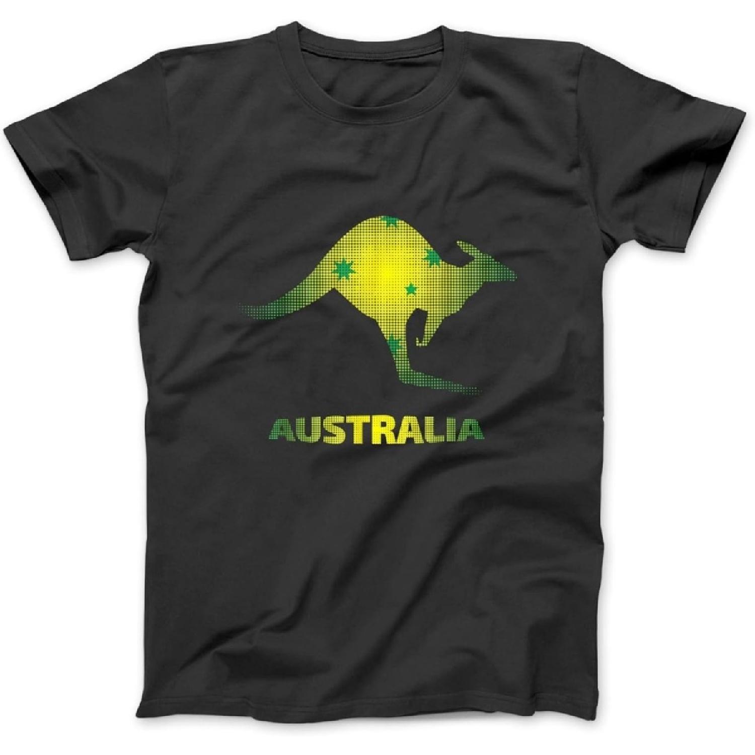 

Australia Kangaroo Southern Cross T-Shirt, Sweatshirt, Hoodie for Men Women Kids Made in Canada Black XXXXXL різнокольоровий