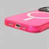 Neon Color Clear Crystal Magnetic Phone Case for Iphone 17 16 15pro 15 14 13max 12 Wireless Charging Soft Silicone Bumper Cover