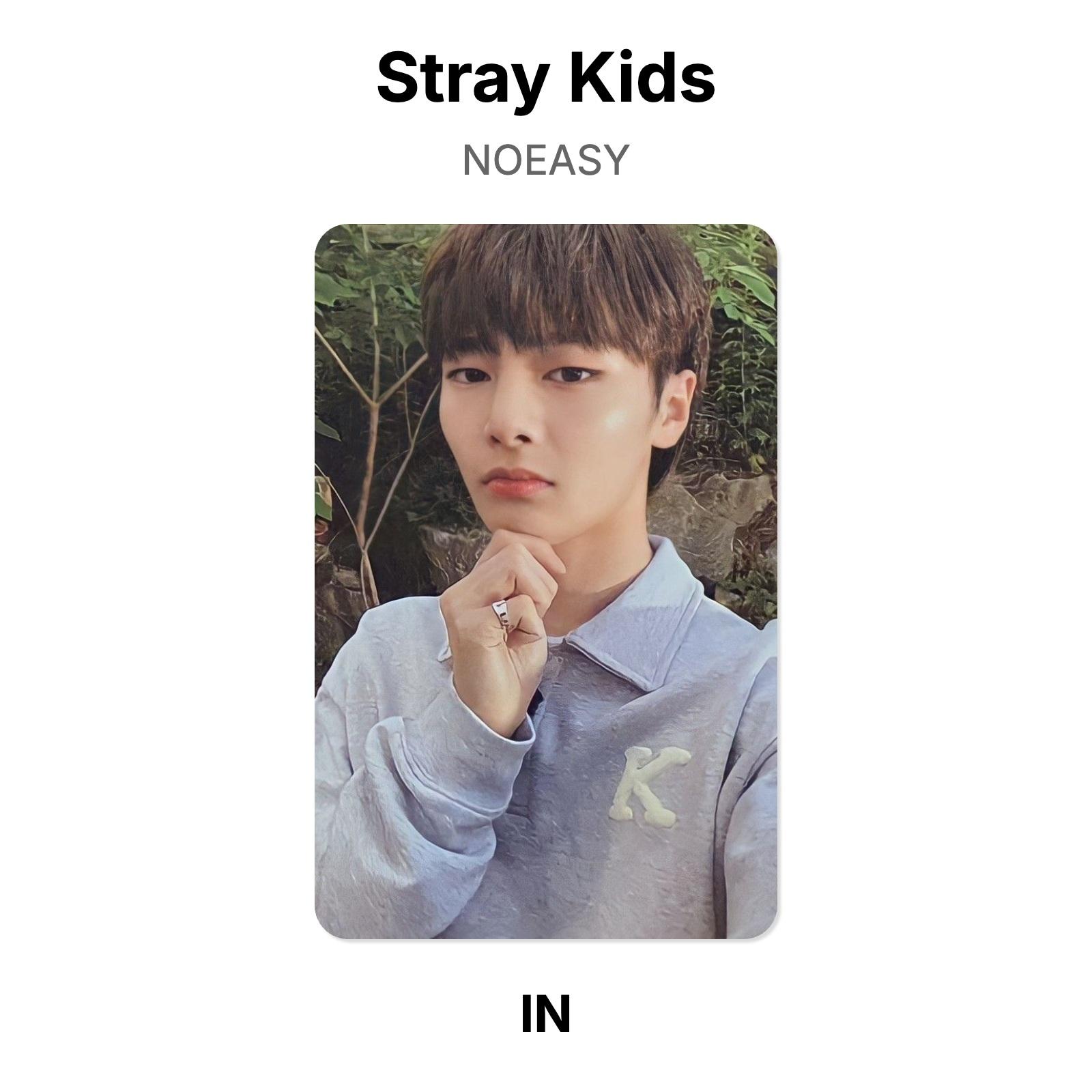 Официальная фотокарточка Stray Kids NOEASY I.N