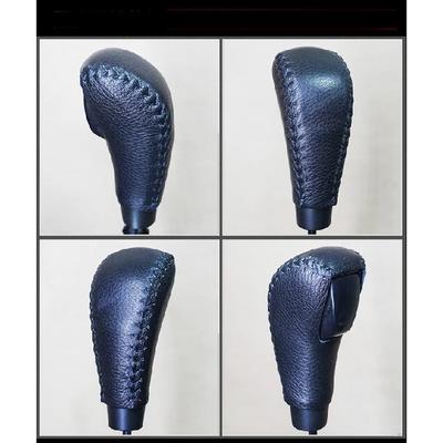 New Real Leather Gear Shift Knob Cover For Volvo S40 2004 2005 2006 2007 2008 2009 2010 2011 2012 2013 2014 Gear Ball Protector