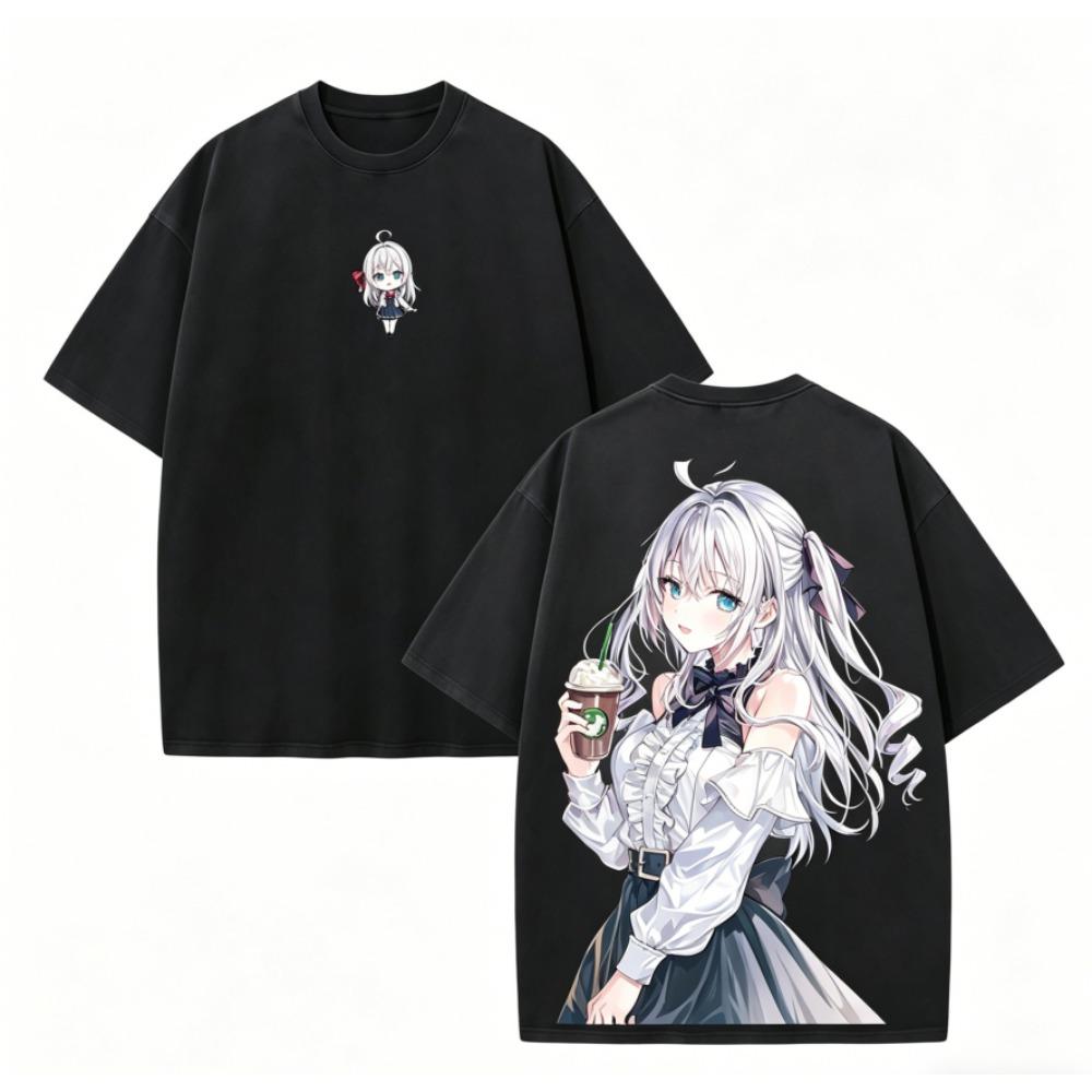 Alya Sometimes Hides Her Feelings In Russian Anime Lover Washed Tshirt Year Round Clothing High Quality Personality Clothes Plus Size Unisex New Model