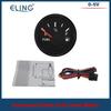 ELING 52mm (2'') Signal 0-5V Fuel Level Gauge Fuel Gauge with Red Backlight Working Volt 12V 24V for Car Boat VAN