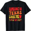 Texas Plaid Christmas Santa Hat Holiday Matching T-Shirt