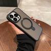 Applicable to iPhone17PRO mobile phone case matte skin feel fulcrum bracket magnetic suction with lens film Apple 16E protection