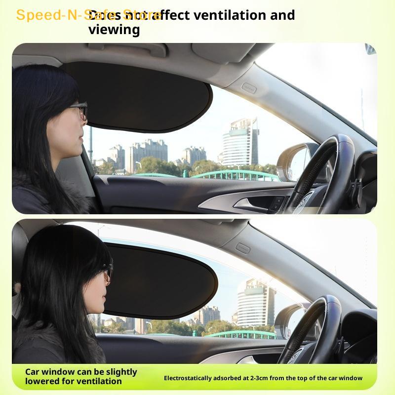 Car Window Sun Shade Universal UV Protection Heat Reduction for Baby Sleeping and Pet Comfort In Summer