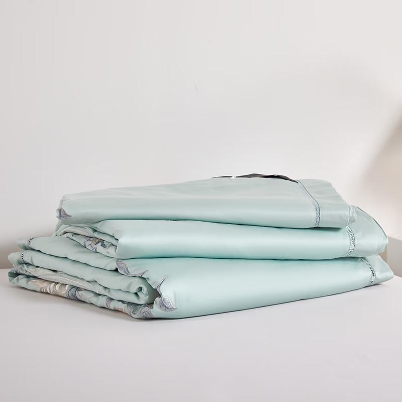 ZMN Cotton Embroidered Mulberry Silk Winter Quilt