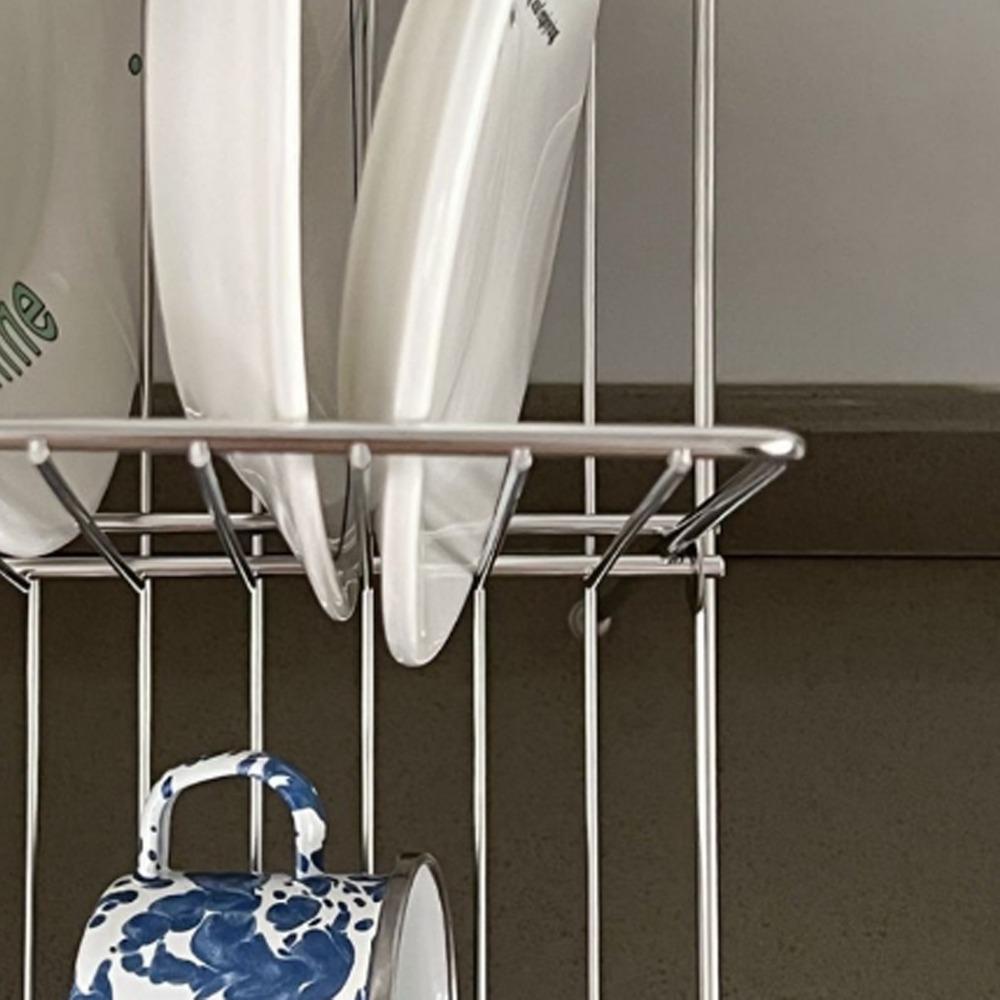 Thickened Dish Drying Rack Rustless Steel Tableware Organizer  Sundries Arrangement